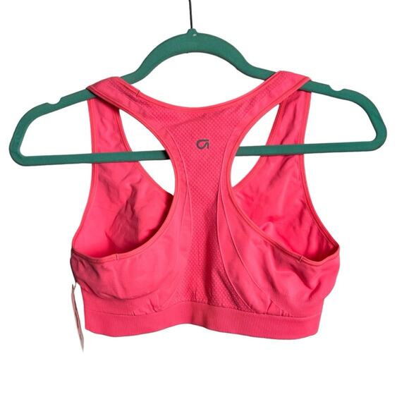 GAP Fit Sports Bra Melon PINK SIZE L NEW! - Picture 3 of 4